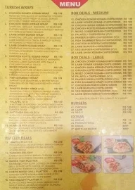 Doner Bel menu 2