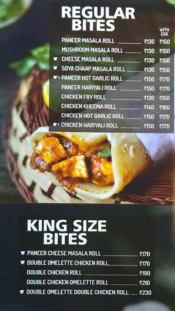 Rolls Mania menu 