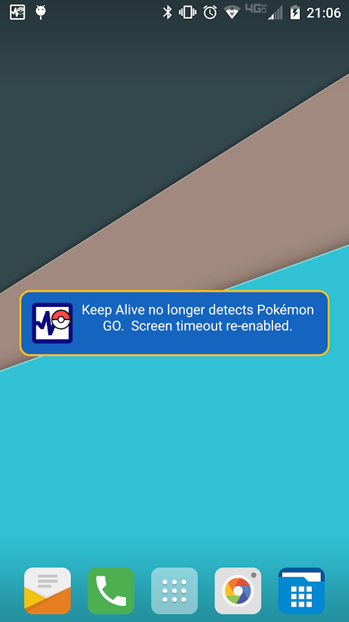    Keep Alive for Pokémon GO- screenshot  