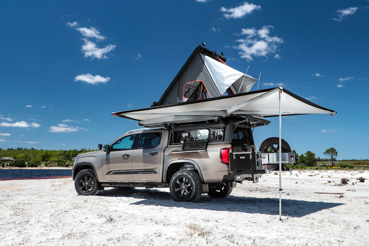 An Austrian company ensures that your new VW Amarok turns into comfy lodgings atop mountains. Picture: SUPPLIED