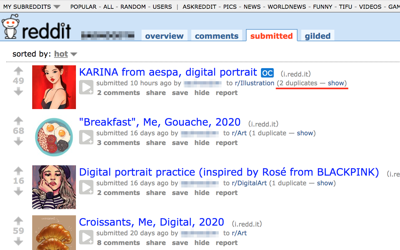 Reddit Deduplicator Preview image 0