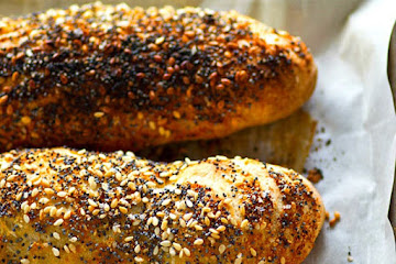 Overnight Everything Bagel Breadsticks