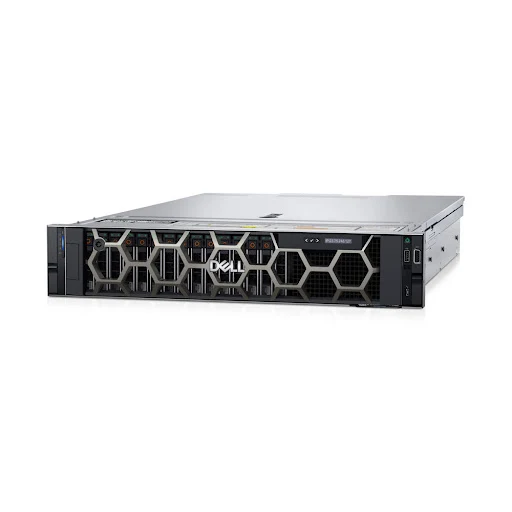 Máy chủ/ Server Dell R550 8x2.5": Silver 4310/ 16GB RDIMM 3200MTs/ 1.2TB 10K RPM SAS 12Gbps 512n 2.5in Hot-plug Hard Drive/ PERC H755/ iDRAC9 Ent/ BC5720DP 1GbE LOM/ 600W PSU/ Bezel/ DVDRW/ No OS/ 4 Yrs Pro (42SVRDR550-704)