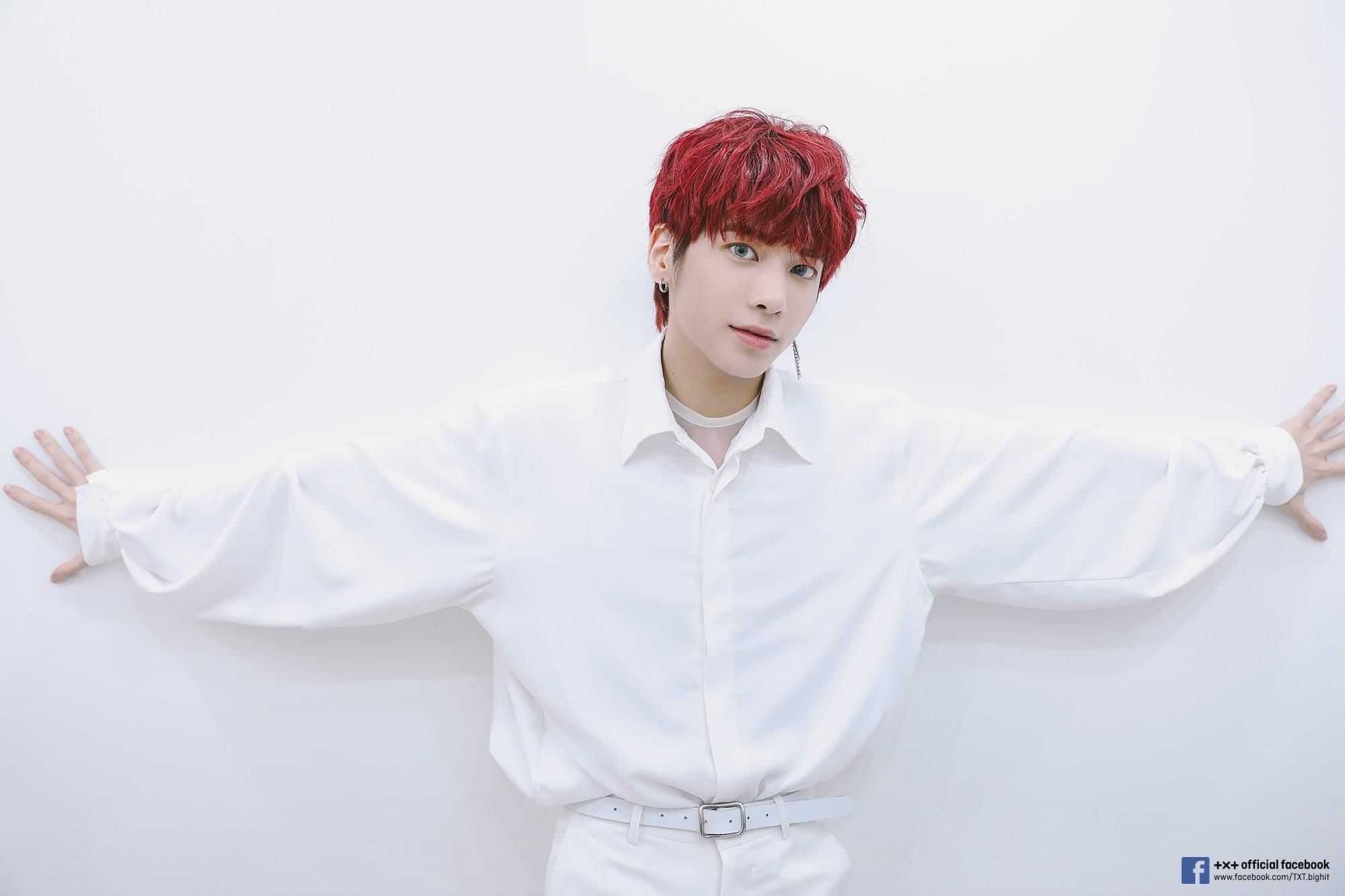 TXT's Taehyun Gives Rebellious Yet Hilarious Advice To Fan Who Wanted Red  Hair | KissAsian