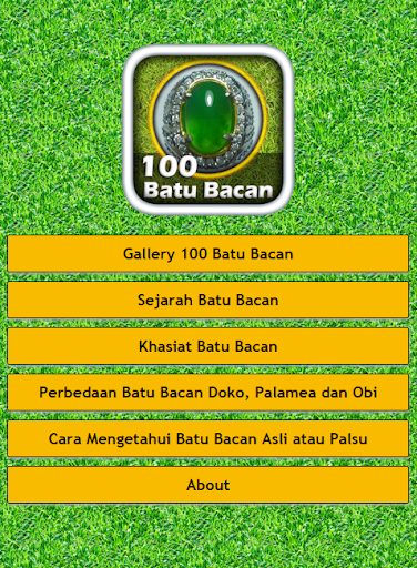 100 Batu Bacan Batu Akik