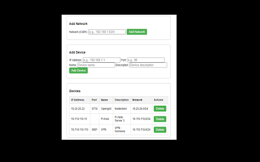 Add Network