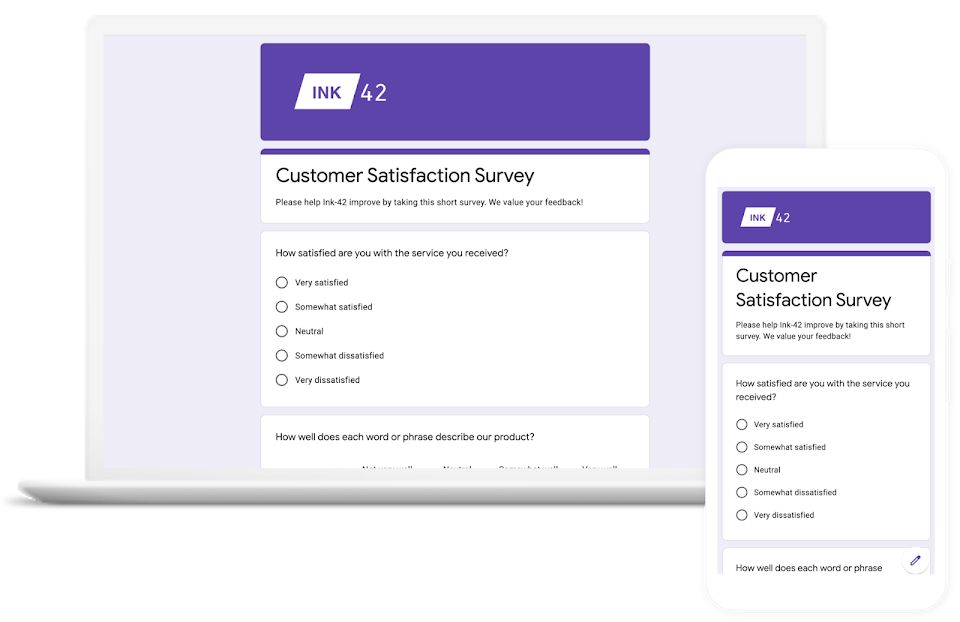 Google Forms: Online Form Creator