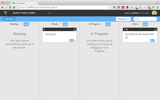 Velocity Scores for waffle.io