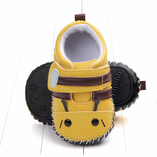 Title 3, Baby bee rubber-soled toddler shoes. Providing ...