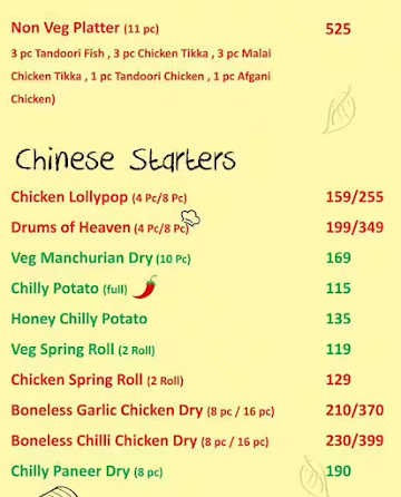 Flavours Of Chakhna menu 