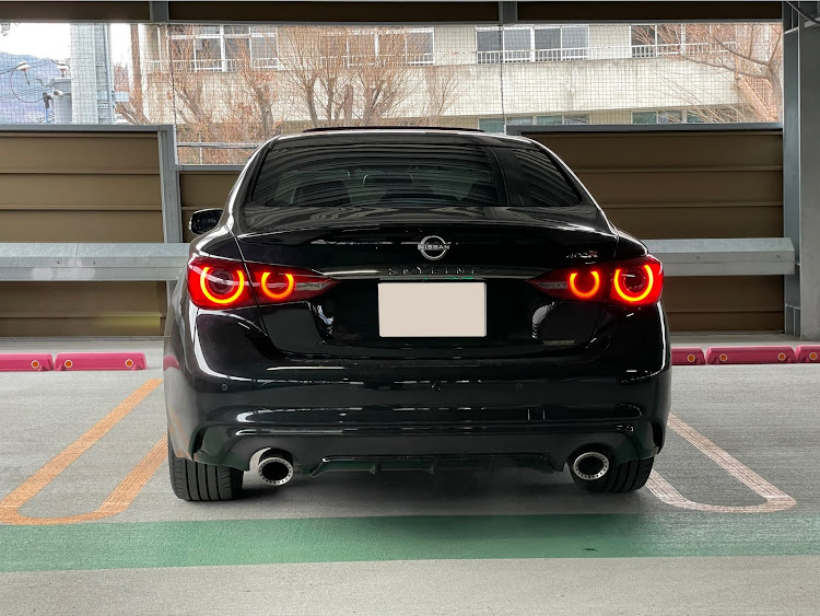 スカイラインのミッドナイトパープル・日産・スカイライン400R・花粉まみれに関するカスタム事例の投稿画像3枚目