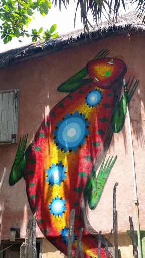 Iguana Mural