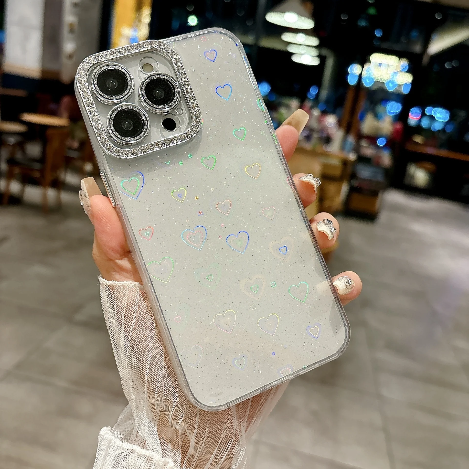 Title 9, Silver Water Ripple Phone Case for 16. Protect ...