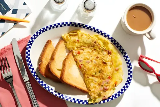 Egg Bread With Hot Coffee