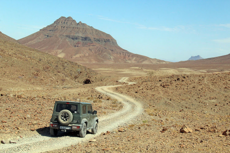 Namibia's stunning, desolate desert scenery.