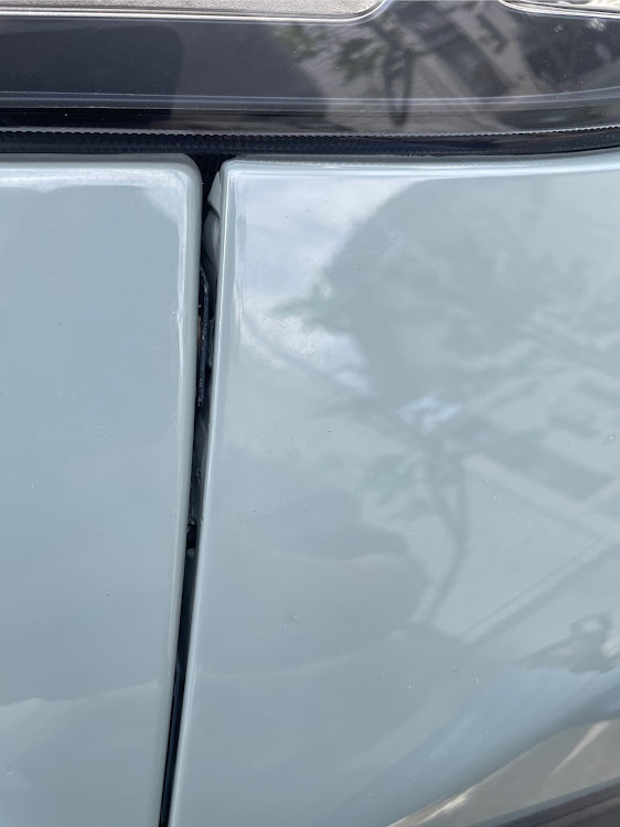 RAV4のバンパーの垂れ・結束バンド・¥750で対策・明日からふもとっぱらに関するカスタム事例の投稿画像1枚目