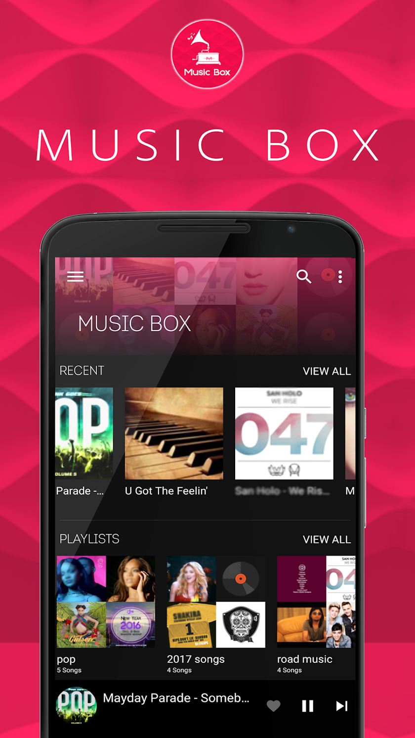 Music Box- mp3 Music Player EQ Screen 1