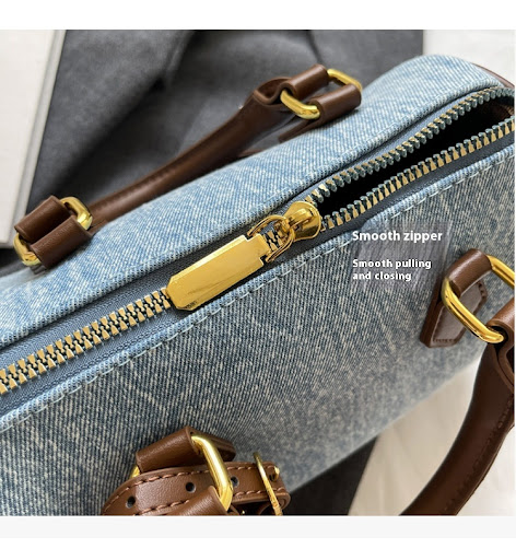 Title 27, Womens Simple Fashion Retro Denim Handbag. A s...