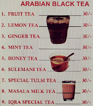 IQRA Tea And Snacks menu 1