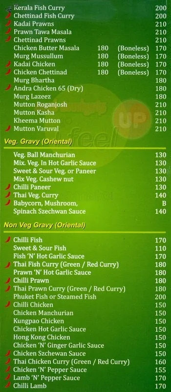 Just Orient menu 