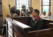 Property millionaire Jason Rohde at the Stellenbosch Magistrate's Court on August 30 2016.