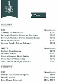 Bike & Barrel - The Residency Towers menu 1