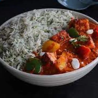 Paneer Tikka Masala With Jeera Rice