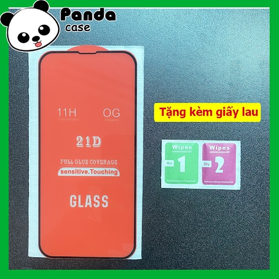 Kính Cường Lực Iphone Full Màn 21D Dành Cho Iphone 6/6S/7/7Plus/X/Xs/11/11Promax/12/12Promax - Panda Case