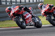 Danilo Petrucci of Italy and Ducati  leads the field during the MotoGP race of Czech Republic at Brno Circuit in August. The Czech Grand Prix has been left off the 2021 calender because the Brno tracks needs to be resurfaced.