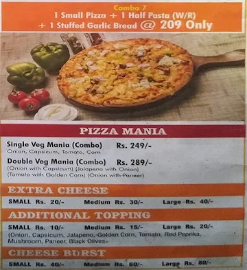 Foodpaco Pizza menu 