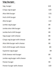 Burger & Pizza Junction menu 1