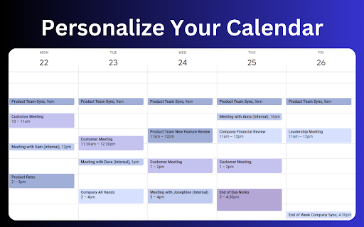 Add More Colors to Calendar