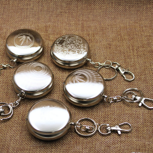 Title 5, Portable Metal Small Ashtray Round Environmenta...