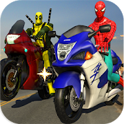 Superheroes Death Moto War  Icon