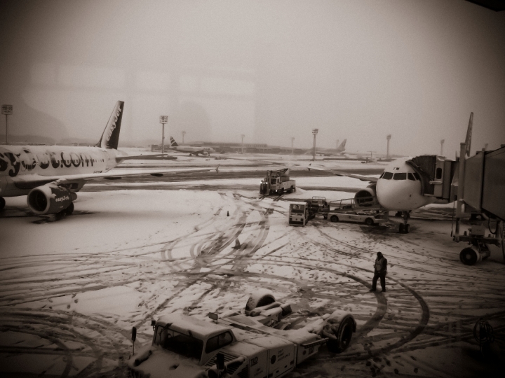 Paris airport snow di salca