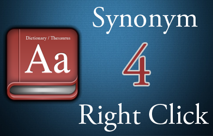 Thesaurus: Synonym 4 Right Click small promo image