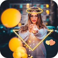 Light Glow Crown Photo Editor - Neon Photo Effects