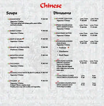 Berco's menu 