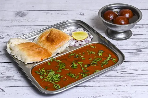 Amul Pav Bhaji + Gulab Jamun