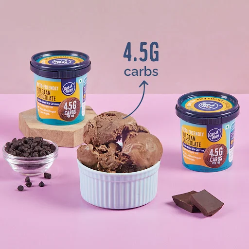 Keto Belgian Chocolate Ice Cream [125 Ml]