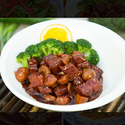 板栗红烧肉 Braised Pork with Chinese Chestnut