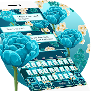 Blue Rose Keyboard Theme  Icon