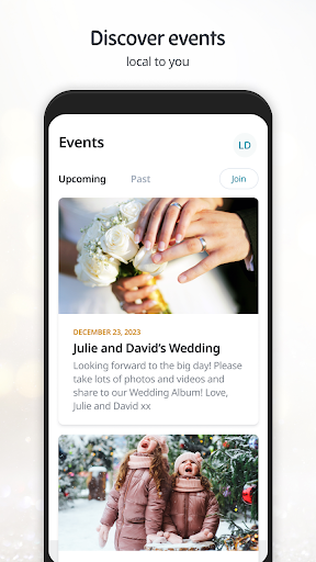 Screenshot Nixplay Events
