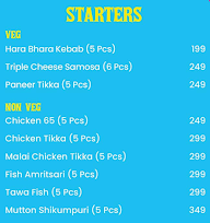 Bolo Tara Rara menu 1