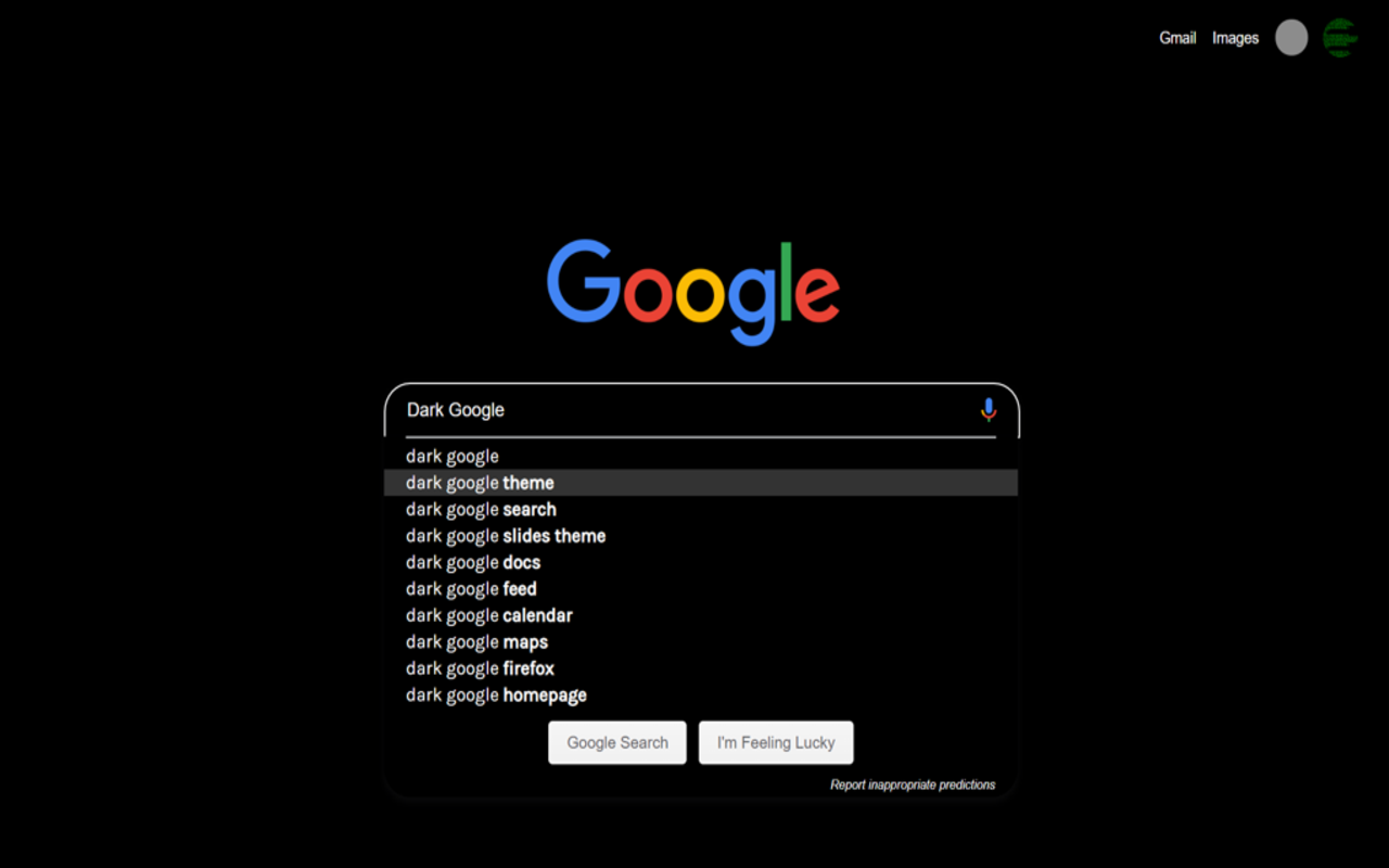 Dark Google Preview image 0