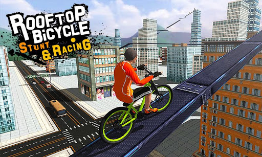 Code Triche Rooftop Bicycle Stunt & Racing APK MOD 3