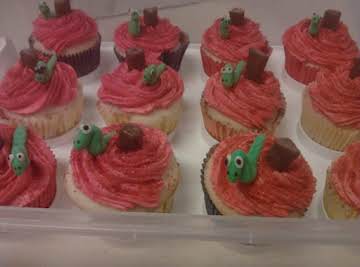 Book Worm cupcakes