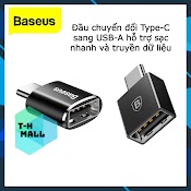 Đầu Chuyển Otg Usb Type C Sang Usb Full Size Baseus (Type C Male To Usb Female Cable Adapter Converter)