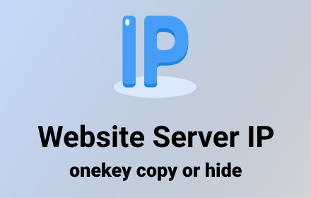 Website Server IP - Supports IPv6,Copy,Hide small promo image