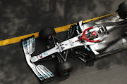 Lewis Hamilton in action during the 2019 Monaco Grand Prix.